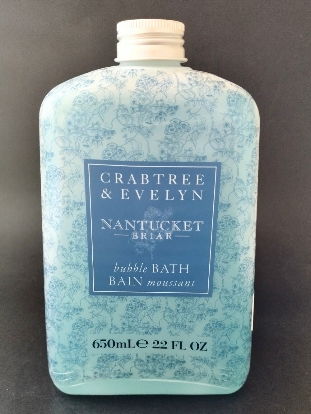 Crabtree & Evelyn Nantucket Briar Bubble Bath 22 fl oz 650mL NEW Discontinued